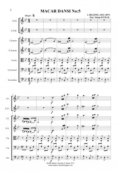 Macar Dansı No.5 - Brahms Macar Dansı No.5 - Brahms
