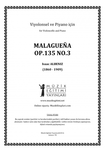 Malaguena, Op.135 No.3, Albeniz