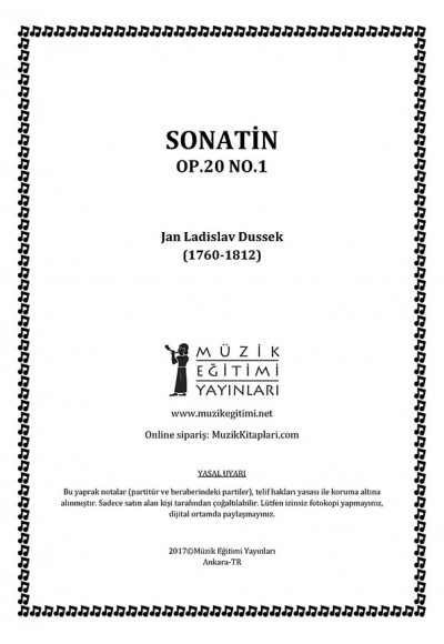 Sonatin Op.20 No.1
