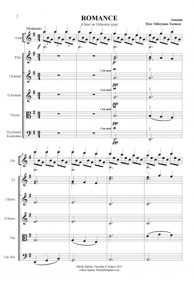 Gitar ve Orkestra için Romance