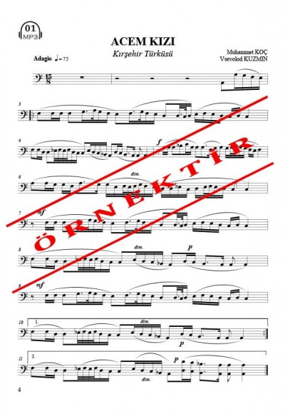 Halk Türküleri - Fa Anahtarlı Çalgı Partisi