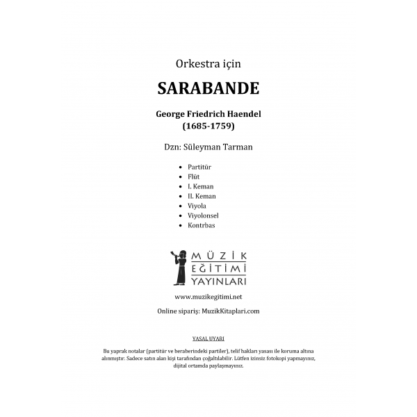 Sarabande - Haendel