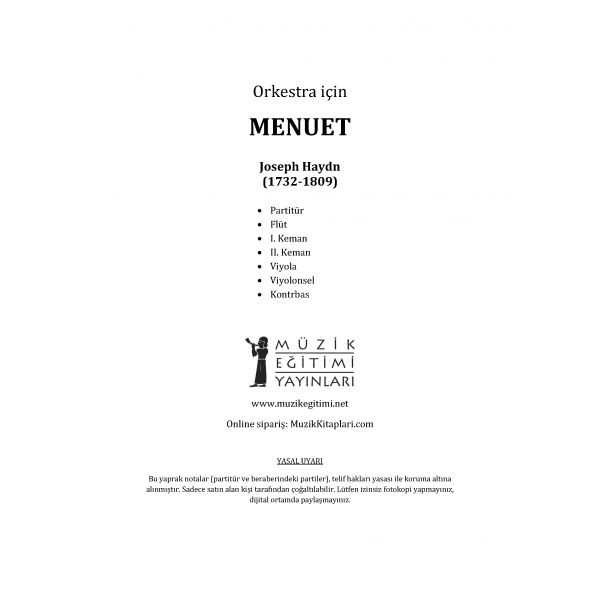 Menüet - Haydn