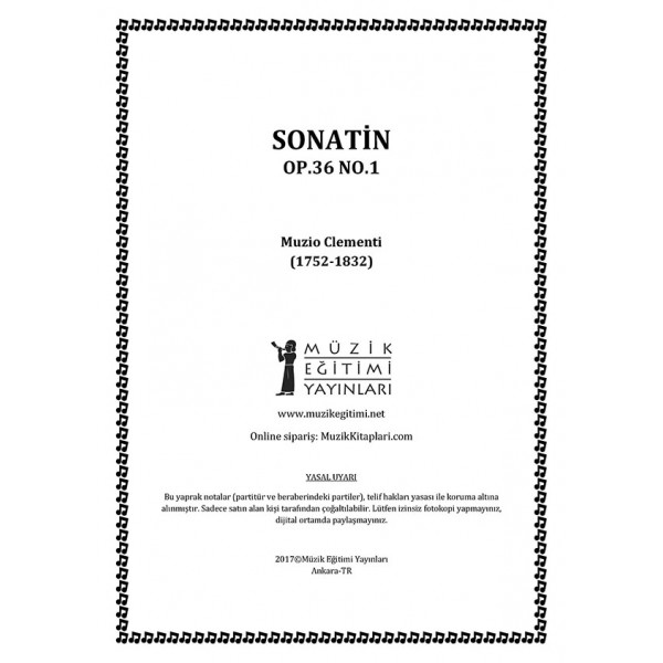 Sonatin Op.36 No.1