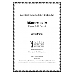 Öğretmenim - Y.Durak - Piyano Eşlik Partisi