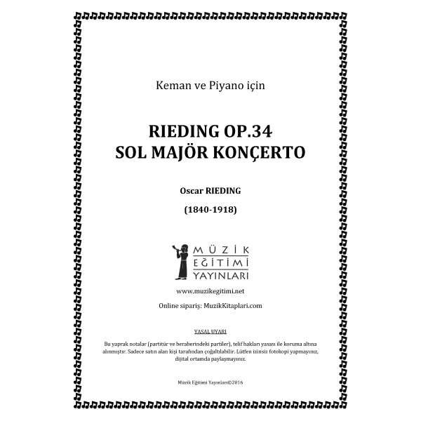 Rieding Op.34 Sol Major Konçertino