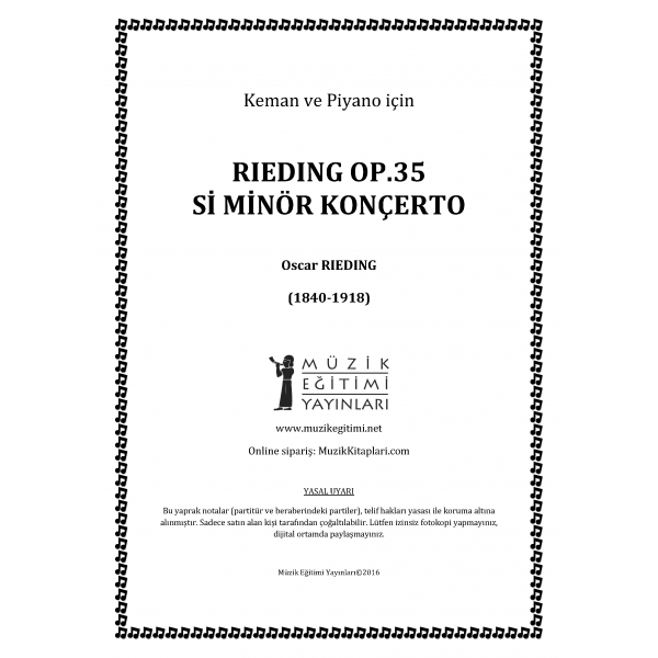 Rieding Op.35 Si Minor Konçerto