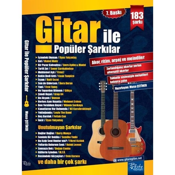 Gitar İle Popüler Şarkılar - 185 Şarkı