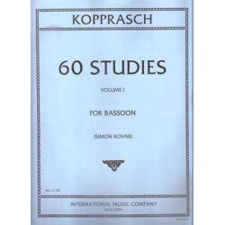Kopprasch 60 Studies for Bassoon Volume I